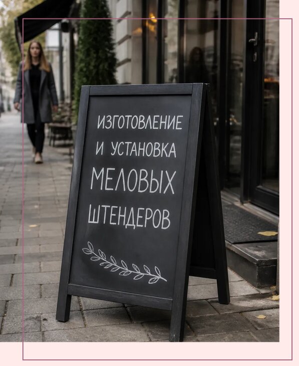 Меловые штендеры в Узловой по цене от 6620 р. | Аванза-Злв